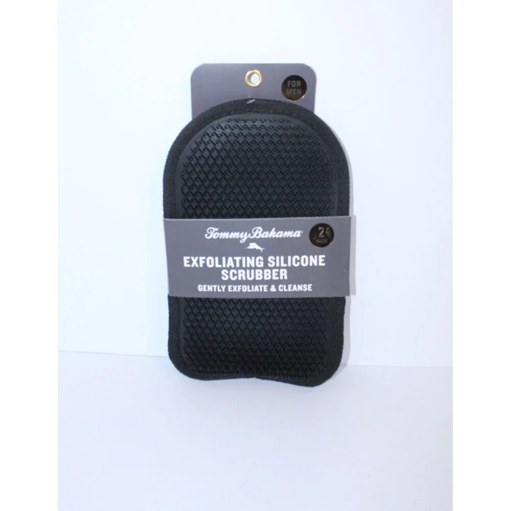 Tommy Bahama Exfoliating Silicone Scrubber Gently‎ Exfoliate One Size New 2 Pack